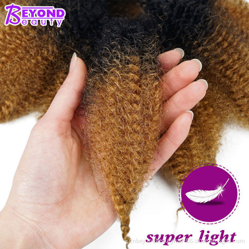 Short marley Hair twist crochet afro short kinky curly synthetic hair braiding hair Marley Braids